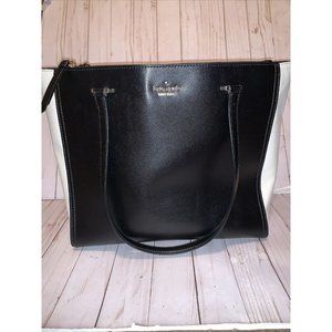 Kate Spade Medium Size Black and White Leather Purse